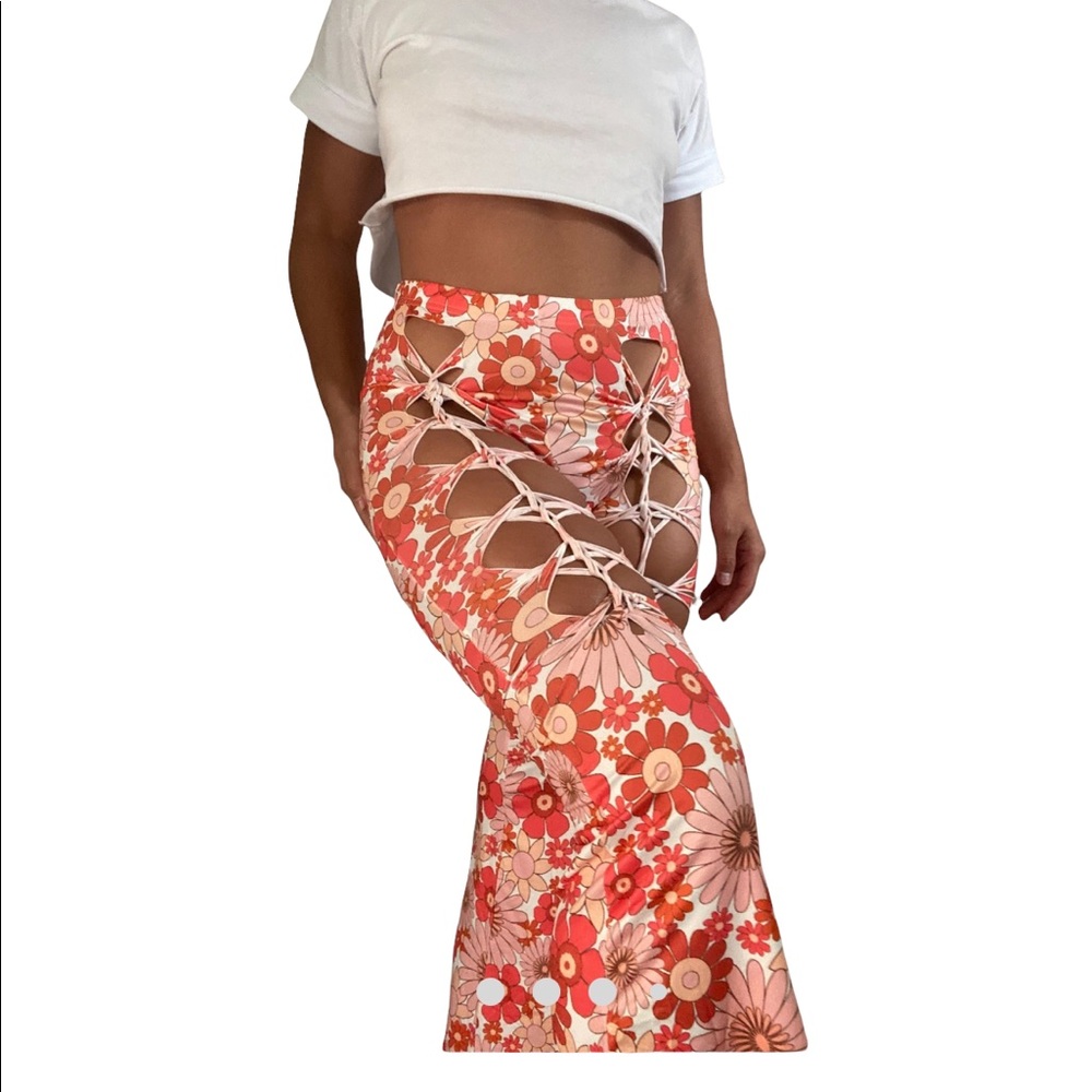 Handmade flare leggings